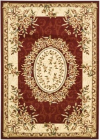 Safavieh Lyndhurst Collection LNH328C Red and Ivory Area Rug, 4-Feet by 6-Feet