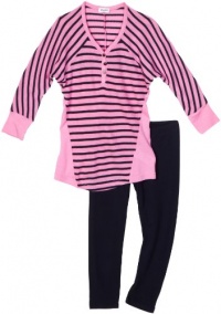 Splendid Littles Girls 2-6x Venice Thermal Stripe Tunic Set, Parfait, 5/6 Splendid Littles Girls 2-6x Venice Thermal Stripe Tunic Set, Parfait, 5/6