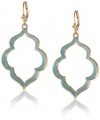 T Tahari Essentials Marrakesh Turquoise Enamel Drop Earrings