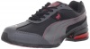 Puma Women's Cell Turin 2 Running Shoe,Black/Dark Shadow/Teaberry Red,9 B US