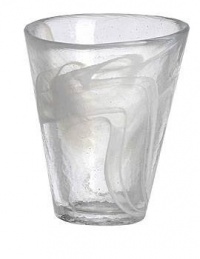 Kosta Boda Mine Tumbler, White Kosta Boda Mine Tumbler, White