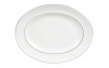 Vera Wang by Wedgwood Blanc Sur Blanc 15.25-Inch Oval Platter