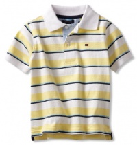 Tommy Hilfiger Boys 2-7 Short Sleeve Morris Polo Shirt, Pale Banana, 7 Regular Tommy Hilfiger Boys 2-7 Short Sleeve Morris Polo Shirt, Pale Banana, 7 Regular