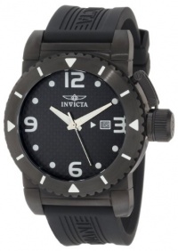 Invicta Men's 1432 Sea Hunter Black Dial Rubber Watch Invicta Men's 1432 Sea Hunter Black Dial Rubber Watch