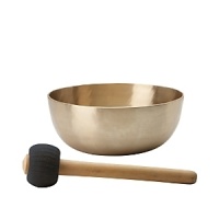 Authentic ceremonial bowls, made of brass and precious metal, to produce authentic vibrations and tone. Wood striker included. Authentic ceremonial bowls, made of brass and precious metal, to produce authentic vibrations and tone. Wood striker included.