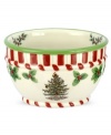 Christmas couldn't be sweeter with Spode's Christmas Tree Peppermint oval bowl. An iconic holiday favorite trimmed in candy stripes makes already-delicious meals especially irresistible.