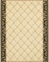 Sierra Mar Marielouise Ivory/Black Rug Size: Runner 2'5 x 12'