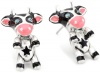 Betsey Johnson Heaven's to Betsey Cow Stud Earrings