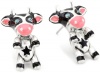 Betsey Johnson Heaven's to Betsey Cow Stud Earrings