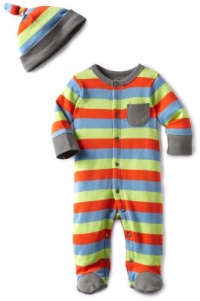 Offspring- Baby Girls Footie with Hat Offspring- Baby Girls Footie with Hat