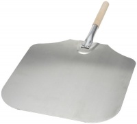 Kitchen Supply 16 Inch x 18 Inch Aluminum Pizza Peel with Wood Handle Kitchen Supply 16 Inch x 18 Inch Aluminum Pizza Peel with Wood Handle