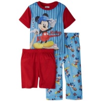 AME Boy's Mickey's Strike 3-Piece Sleepwear Set, Multi, 4T AME Boy's Mickey's Strike 3-Piece Sleepwear Set, Multi, 4T