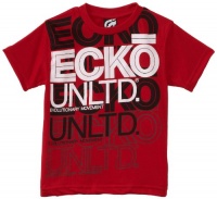 Ecko Boys 2-7 Short Sleeve Shirt, Red, 4 Ecko Boys 2-7 Short Sleeve Shirt, Red, 4
