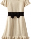 Lilly Pulitzer Girls 2-6X Rita LG Sweater Dress, Cameo White, X-Small