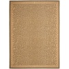Safavieh Courtyard Collection CY6100-39 Natural and Gold Indoor/ Outdoor Area Rug, 6-Feet 7-Inch by 9-Feet 6-Inch