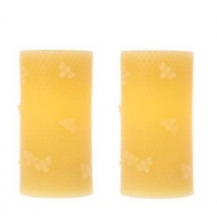 Honeycomb Bee Flameless LED Candle Set of 2 with Auto Timer By Candle Impressions Honeycomb Bee Flameless LED Candle Set of 2 with Auto Timer By Candle Impressions