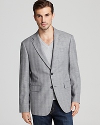 Michael Kors Pow 2-Button Check Blazer Michael Kors Pow 2-Button Check Blazer