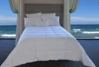 Natural Comfort White Down Alternative Comforter with Embossed Microfiber Cover, Light Weight Filled, King Natural Comfort White Down Alternative Comforter with Embossed Microfiber Cover, Light Weight Filled, King