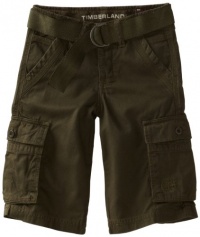 Timberland Boys 2-7 Carabiner Cargo Short, Green, 2T Timberland Boys 2-7 Carabiner Cargo Short, Green, 2T