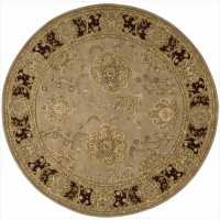 Nourison 2000 2232 Round Rug, Beige, 6.0-Feet by 6.0-Feet Nourison 2000 2232 Round Rug, Beige, 6.0-Feet by 6.0-Feet