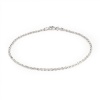 Bling Jewelry 925 Silver 2mm Twisted Italian Rope Chain Anklet 9in