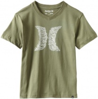 Hurley Boys 8-20 School V-Neck Short Sleeve Tee, Combat, Medium Hurley Boys 8-20 School V-Neck Short Sleeve Tee, Combat, Medium