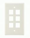 Icarus Keystone Style Wall Plate - 6 Ports