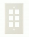 Icarus Keystone Style Wall Plate - 6 Ports