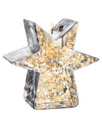 As good as gold, the Glimmer votive candle holder twinkles with holiday fun but dazzles all year long in heavy, shimmering crystal. By Anna Ehrner for Kosta Boda. As good as gold, the Glimmer votive candle holder twinkles with holiday fun but dazzles all year long in heavy, shimmering crystal. By Anna Ehrner for Kosta Boda.