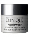 Repairwear Intensive Night Cream. Works all night to help block and mend the look of lines and wrinkles. Rebuilds stores of firming natural collagen. Fuels 24-hour antioxidant replenishment that arms skin for tomorrow. 1.7 oz. 