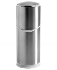 Keep your sink neat and tidy with this Stainless Steel Toothbrush Holder from Oxo. Features an angled opening for easy access, internal rings to keep toothbrushes upright and an internal divider that can accommodate large ergonomic toothbrushes and be removed for easy cleaning. Air vents on the top and bottom allow toothbrushes to dry after use. Keep your sink neat and tidy with this Stainless Steel Toothbrush Holder from Oxo. Features an angled opening for easy access, internal rings to keep toothbrushes upright and an internal divider that can accommodate large ergonomic toothbrushes and be removed for easy cleaning. Air vents on the top and bottom allow toothbrushes to dry after use.
