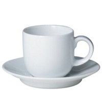 Denby White Coffee Saucer Denby White Coffee Saucer