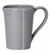 Vietri Lastra Gray Pitcher 7 in