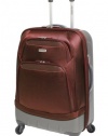 Ricardo Beverly Hills Luggage San Mateo 21 Inches 4 Wheeled Expandable Wheelaboard, Red Ocher/Silver, 21x15.8x10