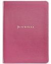 Graphic Image Medium Travel Journal, Goatskin Leather, Pink (MTJMRBLGTIPNK)