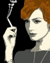 (13x19) Joan Holloway Smoking Pop Art Television Poster