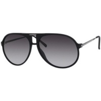 Carrera 56/S Men's Aviator Plastic Designer Sunglasses - Matte Black/Dark Gray Gradient / Size 60/14-135 Carrera 56/S Men's Aviator Plastic Designer Sunglasses - Matte Black/Dark Gray Gradient / Size 60/14-135