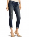 Rich & Skinny Women's Ankle Roll Crop Denim, Fancy Free, 27