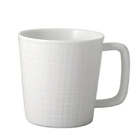 An ideal service for contemporary interiors, the simplicity of the finish resembles the weave of a natural fabric. The basis for Everyday Elegance, this versatile porcelain service offers the ability to go from day to evening with the substitution of a mug to tea cup/saucer and coupe soup to rim soup. An ideal service for contemporary interiors, the simplicity of the finish resembles the weave of a natural fabric. The basis for Everyday Elegance, this versatile porcelain service offers the ability to go from day to evening with the substitution of a mug to tea cup/saucer and coupe soup to rim soup.