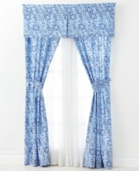 Escape to the seaside with these Tucker Island panels from Tommy Hilfiger, featuring an allover paisley pattern in a soft blue palette for a playful appeal. Escape to the seaside with these Tucker Island panels from Tommy Hilfiger, featuring an allover paisley pattern in a soft blue palette for a playful appeal.