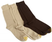 Gold Toe Men's Fashion 3 Pack L Crew Extended Sock Gold Toe Men's Fashion 3 Pack L Crew Extended Sock