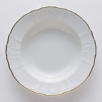 Simply Anna is a simply elegant collection of embossed whiteware with Anna Weatherley's signature shark's tooth gold banding. The collection works beautifully with all of Anna's lavishly decorated offerings, or if your leanings are to a more sedate and understated elegance, you will find no better option to set a beautiful table. Simply Anna is a simply elegant collection of embossed whiteware with Anna Weatherley's signature shark's tooth gold banding. The collection works beautifully with all of Anna's lavishly decorated offerings, or if your leanings are to a more sedate and understated elegance, you will find no better option to set a beautiful table.