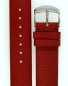 Fits Philip Stein Size 1 18mm Cherry Red Calf Leather Watchband with Spring Bars By JP Leatherworks