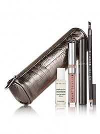 Instantly enhance your favorite features with Chantecaille's glamourous Le Must Have set. The metallic faux croc bag includes: Full sizes of the best selling Faux Cils Mascara, Hematite Gel Liner Pencil, Lucky Brilliant Gloss along with a deluxe sample of our Rose Eye Makeup Remover. Instantly enhance your favorite features with Chantecaille's glamourous Le Must Have set. The metallic faux croc bag includes: Full sizes of the best selling Faux Cils Mascara, Hematite Gel Liner Pencil, Lucky Brilliant Gloss along with a deluxe sample of our Rose Eye Makeup Remover.