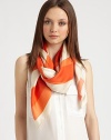 Vibrant stripes highlight this dreamy silk accessory, the perfect finishing touch to any outfit.SilkDry cleanImported