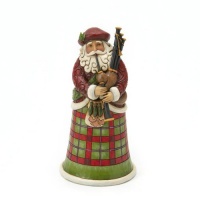 Jim Shore Heartwood Creek from Enesco Scottish Santa Figurine 6.75 IN Jim Shore Heartwood Creek from Enesco Scottish Santa Figurine 6.75 IN