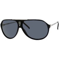 Carrera Hot/S Adult Aviator Full Rim Polarized Sports Sunglasses - Black/Palladium/Gray / One Size Fits All Carrera Hot/S Adult Aviator Full Rim Polarized Sports Sunglasses - Black/Palladium/Gray / One Size Fits All