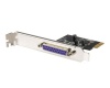 StarTech.com 1 Port PCI Express Dual Profile Parallel Adapter Card -  SPP/EPP/ECP - 2x DB25 IEEE 1284 PCIe Parallel Card