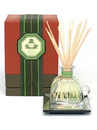 An exhilarating fragrance filled with Lime and Orange Blossoms, and surrounded by the beauty of Night-Blooming Sampaguita, Honeysuckle, and Jasmine. Amber Woods, Smoky Patchouli and Oak Moss add depth to a velvety smooth background. Presented in a signature Italian perfume bottle with glass stopper, and includes a hand-made antiqued mirrored tray, which adds a special luxurious finishing touch and protects whatever surface upon which it is placed. 7.4 oz. An exhilarating fragrance filled with Lime and Orange Blossoms, and surrounded by the beauty of Night-Blooming Sampaguita, Honeysuckle, and Jasmine. Amber Woods, Smoky Patchouli and Oak Moss add depth to a velvety smooth background. Presented in a signature Italian perfume bottle with glass stopper, and includes a hand-made antiqued mirrored tray, which adds a special luxurious finishing touch and protects whatever surface upon which it is placed. 7.4 oz.