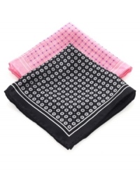 Add a classic pocket square from Club Room to your professional look. Add a classic pocket square from Club Room to your professional look.